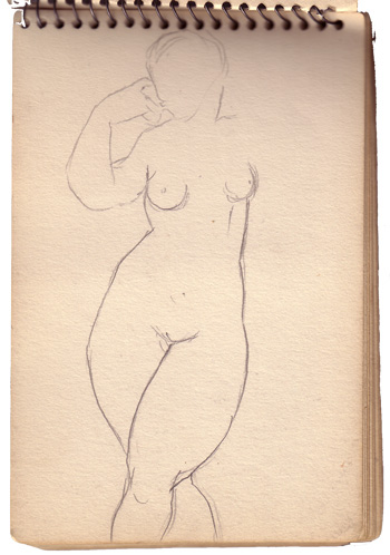 Sketch of a nude