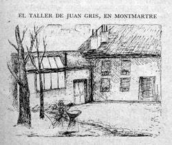 Juan Gris's studio