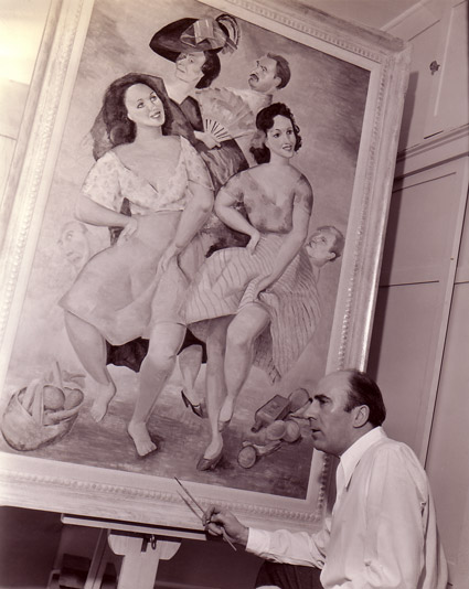 Painting in Hollywood