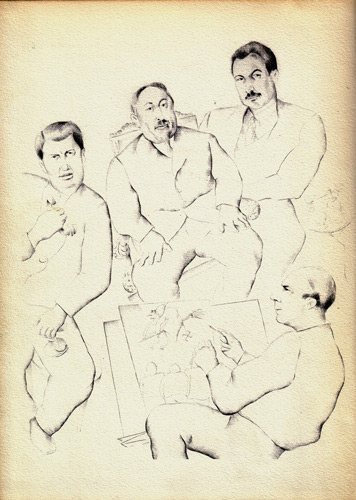 Jay Allen, Elliot Paul, Hemingway, and Quiintanilla