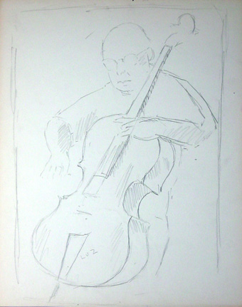 Study of Pablo Casals