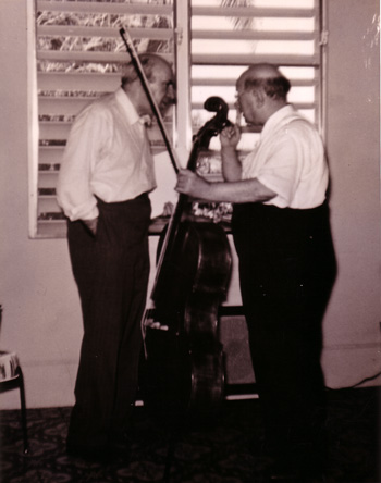 Pablo Casals and Quintanilla