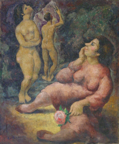 Woman in Red
