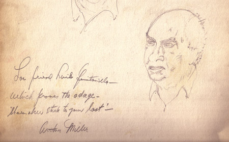 Arthur Miller portrait of Quintanilla